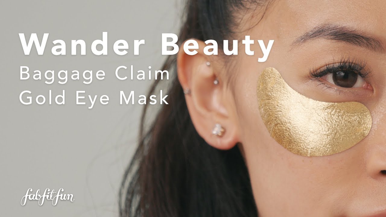 Wander Beauty Baggage Claim Gold Eye Masks (6 Pack) | 2019 Fall Box ...